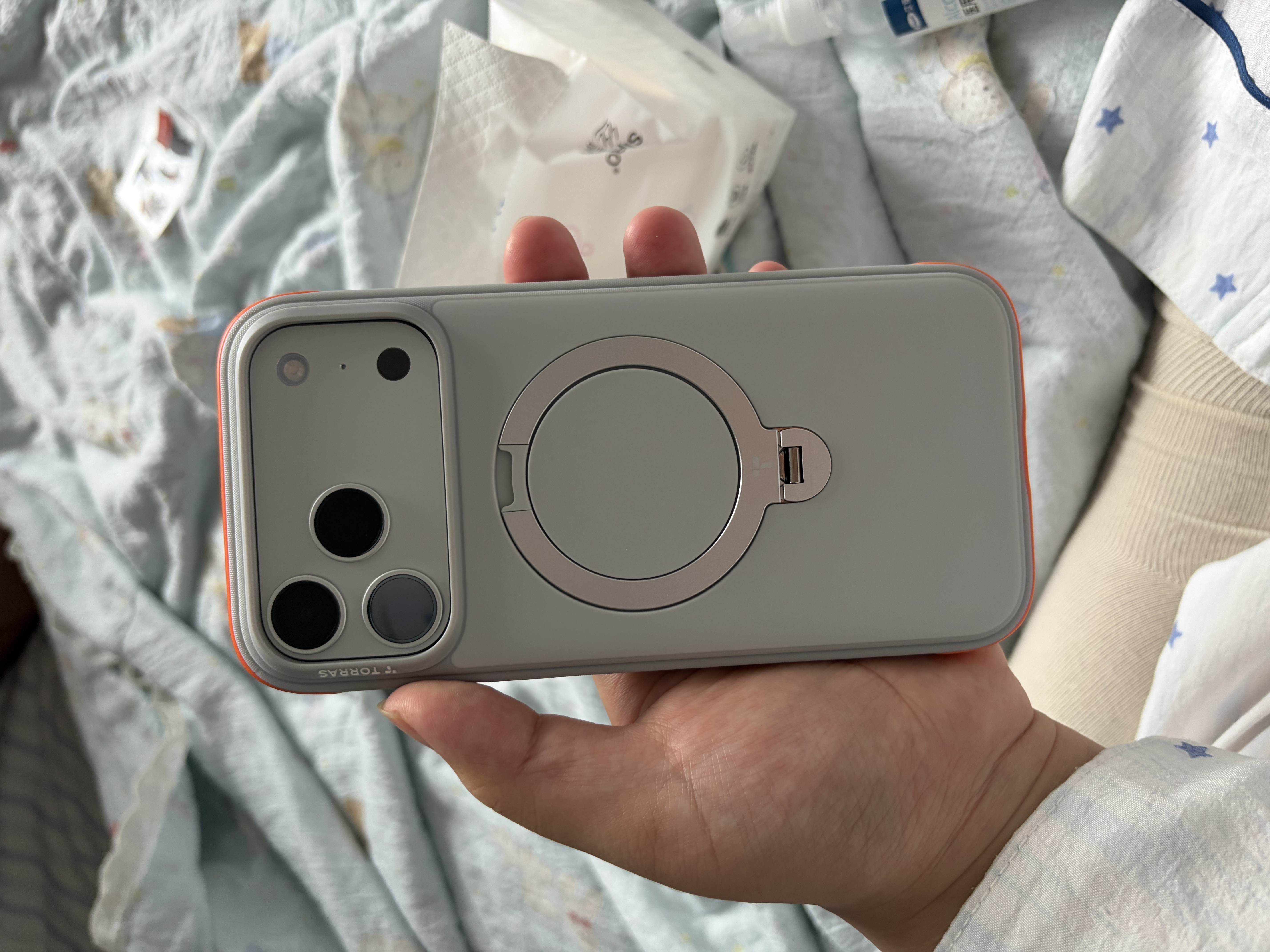 图拉斯支点壳Q3Rugg【新机保护 | 3.66米防摔】适用iphone18Promax手机壳苹果18pro全包防摔磁吸支架 【日落灰】 iPhone18Promax丨兼容17ProMax 实拍图
