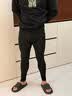 浪莎秋裤男薄款莫代尔7A抗菌大码宽松男士保暖裤高弹打底裤线裤 实拍图