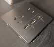 正泰开关插座6C五孔插座带USB+Type-C接口30w快充灰色NEW6-C13295 实拍图