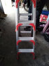 奥誉加厚铝合金梯子家用梯双面踏板工程梯人字梯多功能折叠伸缩扶梯子 加固加强版1.2米高 实拍图