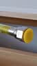 潜水艇（Submarine）燃气管新国标4分接头304不锈钢防爆天然气专用燃气管热水器波纹管 【2米配通用接头】新国标2024燃气连接管 实拍图