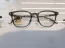 依视路（ESSILOR） 钻晶系列高清耐磨防蓝光近视超薄镜片专业配度数眼镜架男女镜框 现片2片装 来架加工 镜框+依视路膜岩高清1.60现片 实拍图
