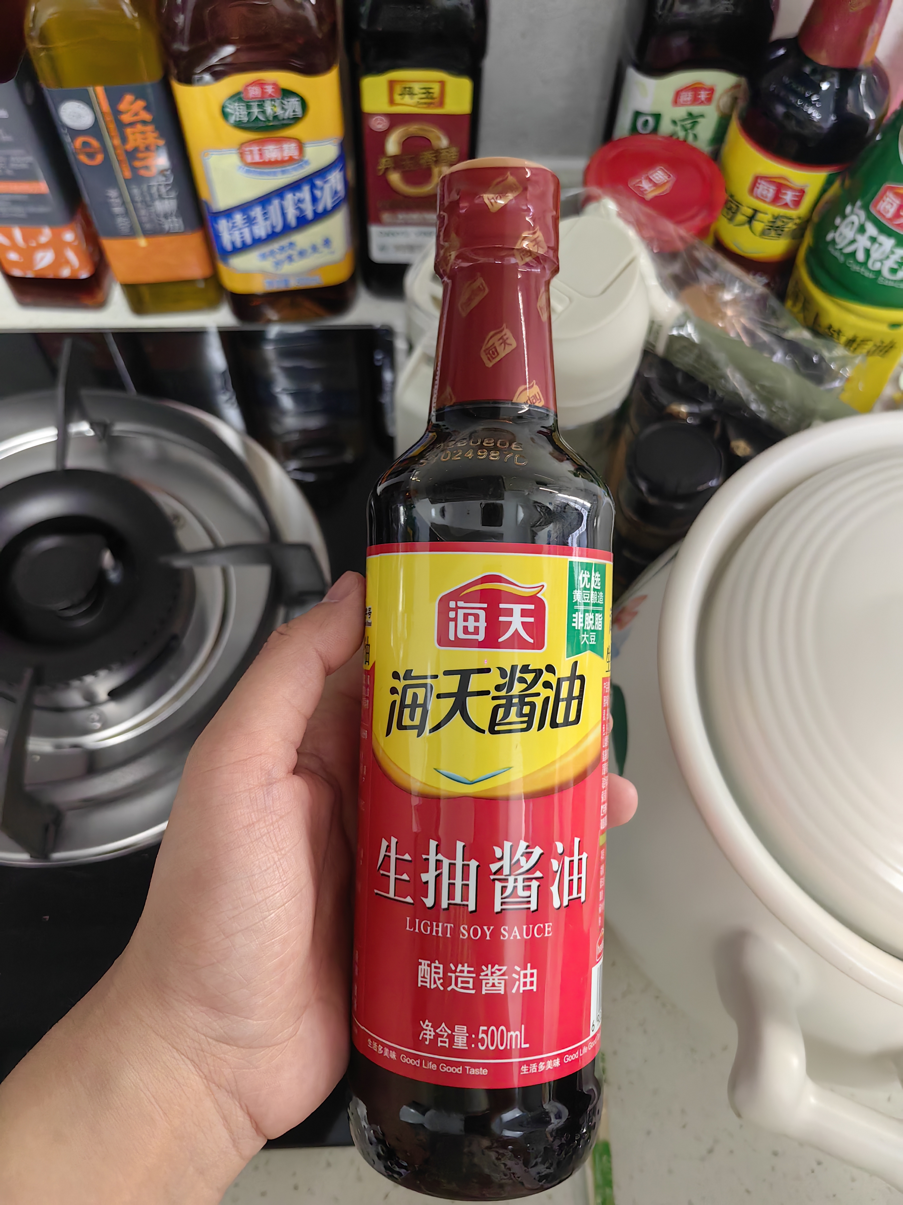 海天凉拌汁 万能调料汁 捞汁小海鲜柠檬鸡爪凉拌菜生腌 0脂酱油调味汁 【全家福】海天调味10件套 实拍图