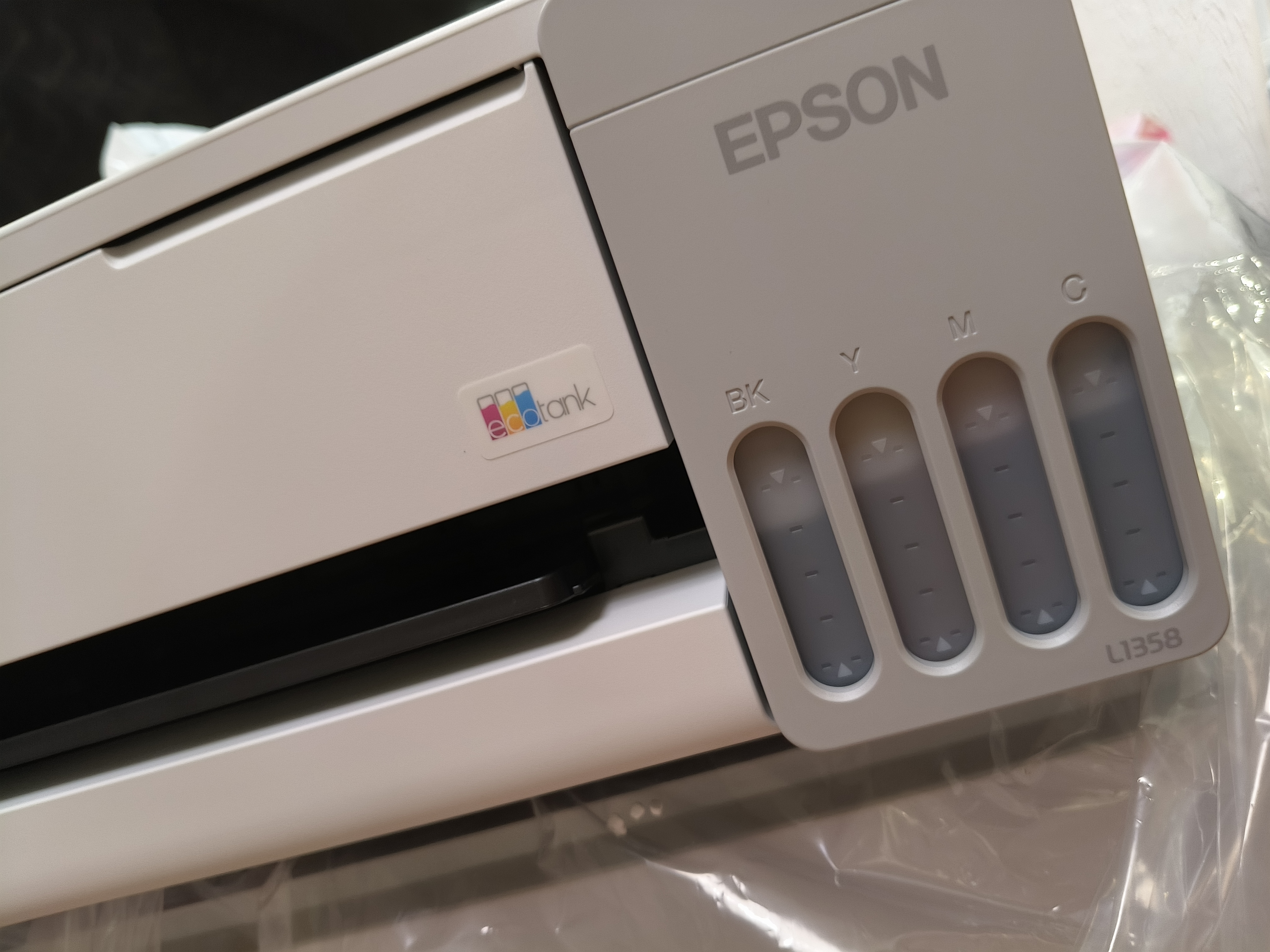 爱普生（EPSON）【6代新品】L1358 墨仓式A4彩色无线单功能家用打印机 家用/办公 AI学习打印机（微信/远程打印） 实拍图
