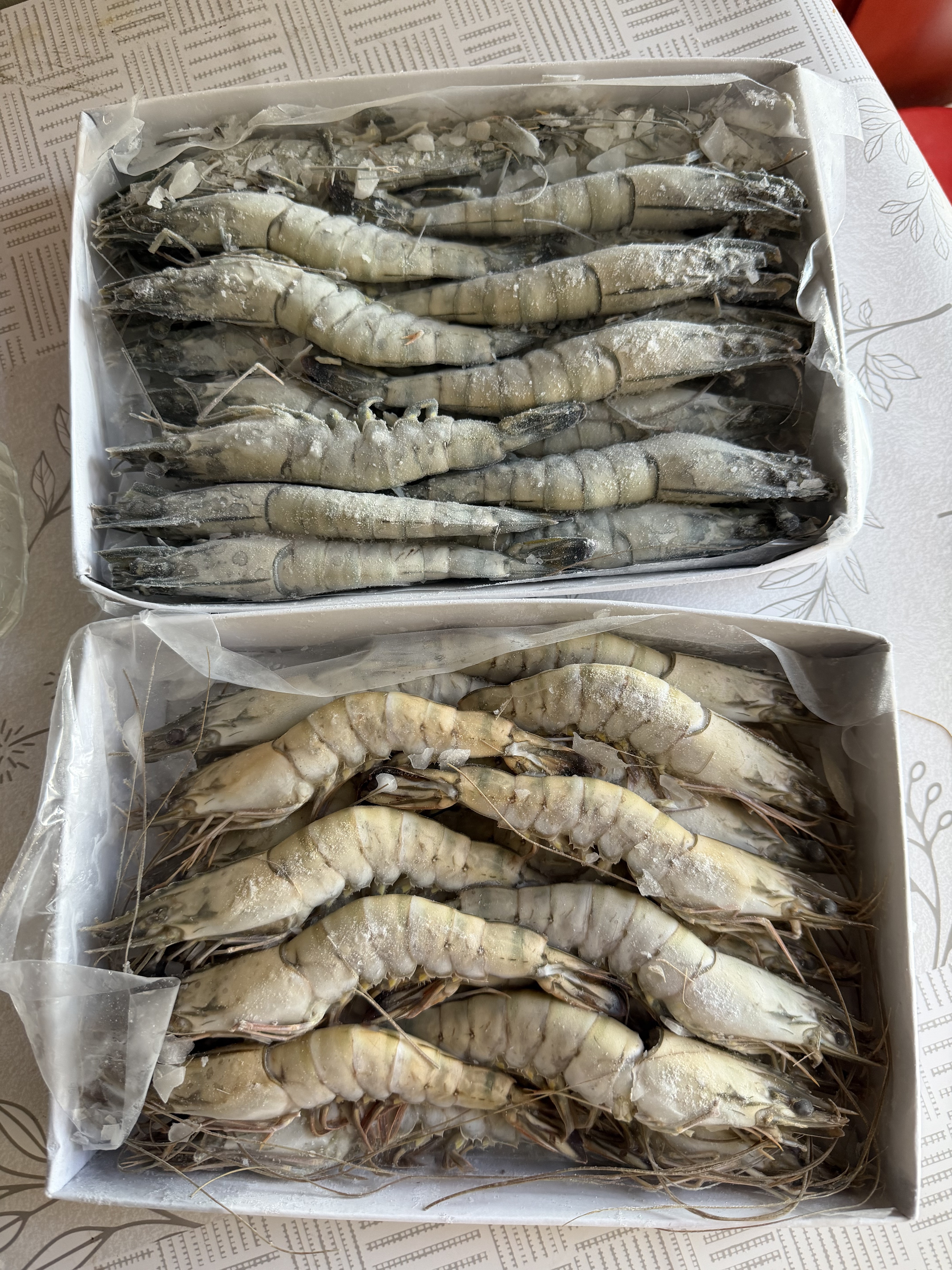 活冻黑虎虾大号 1kg 大虾烧烤火锅食材 约30-40只 1kg(净重)  盒装 实拍图