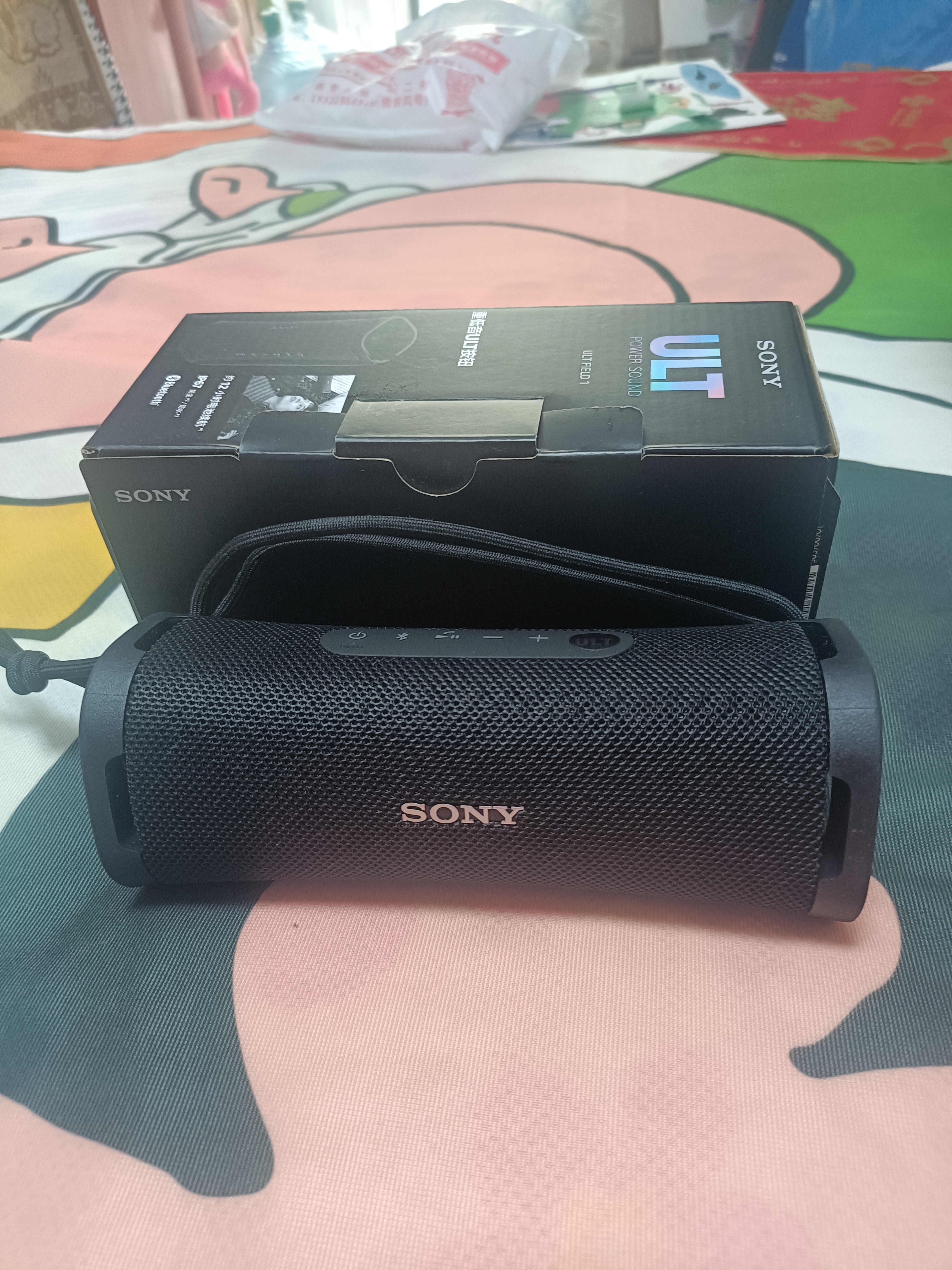 索尼（SONY）ULT FIELD 1 便携式蓝牙音箱 户外防水音响 重低音蓝牙5.3 支持AAC 黑色 礼物 实拍图