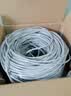 毕亚兹 超五类千兆网线【工程版0.5±0.01mm纯铜线芯】CAT5e类非屏蔽 家装网络布线POE监控专用 200米 实拍图