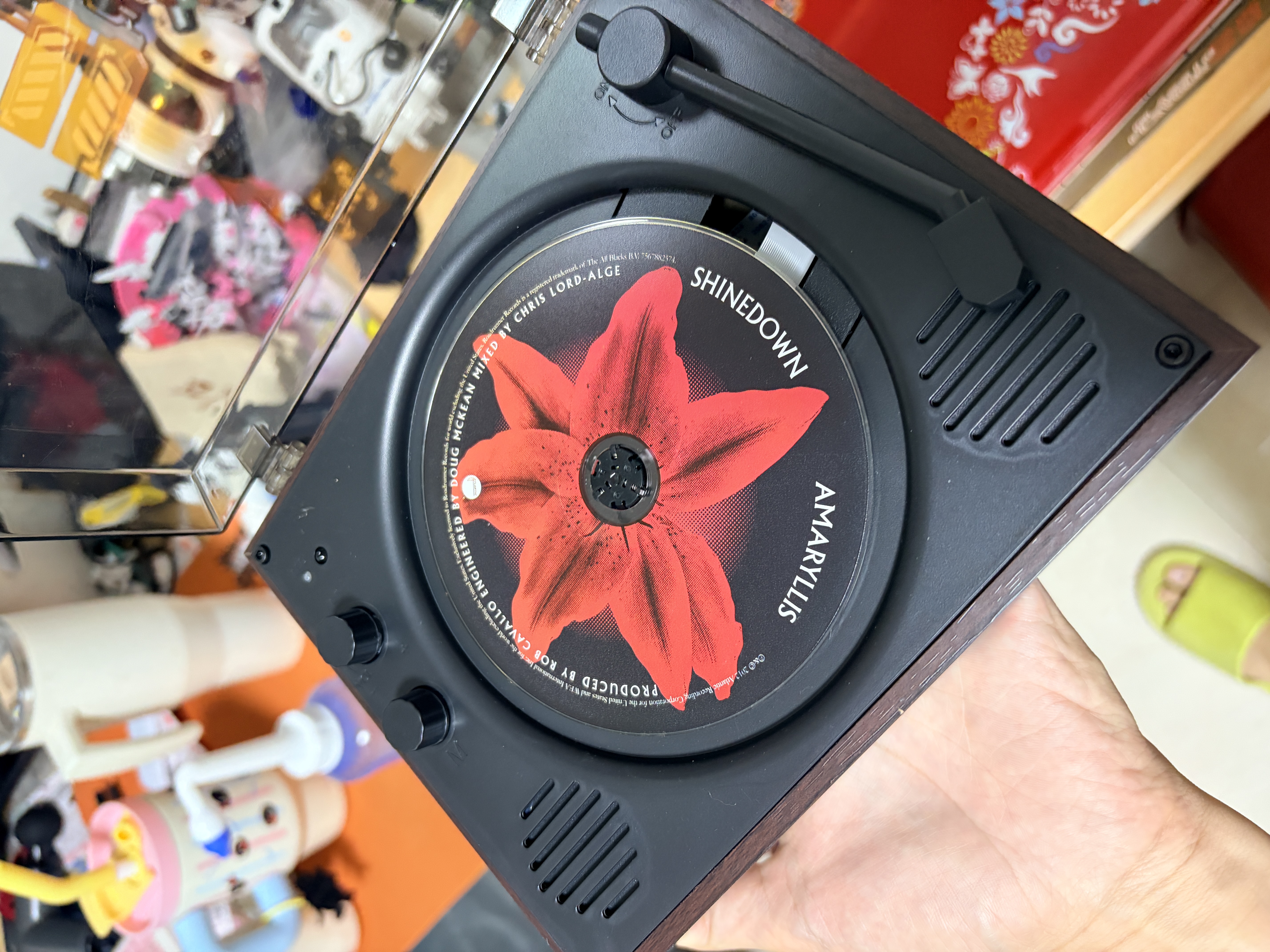 MIDDIX麦迪克【发烧级】复古cd机播放器CD音响一体式唱片机音乐专辑光盘碟片蓝牙音箱车载便携随身听礼物 胡桃木【一代经典版】HIFI级音效+全新蓝牙5.4 实拍图