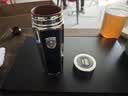 檀轩阁紫砂内胆保温杯紫砂茶杯商务男士款送父亲老师长辈节日礼物可刻字 商务直杯-礼盒装320ml 实拍图