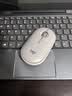 罗技（Logitech）LOGITECH PEBBLE 无线蓝牙鼠标 静音鼠标 办公鹅卵石造型 轻薄便携 时尚小巧 烟云灰 实拍图