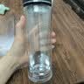 富光双层玻璃杯水杯子茶水分离泡茶杯男女士高颜值团购定制400ML 实拍图