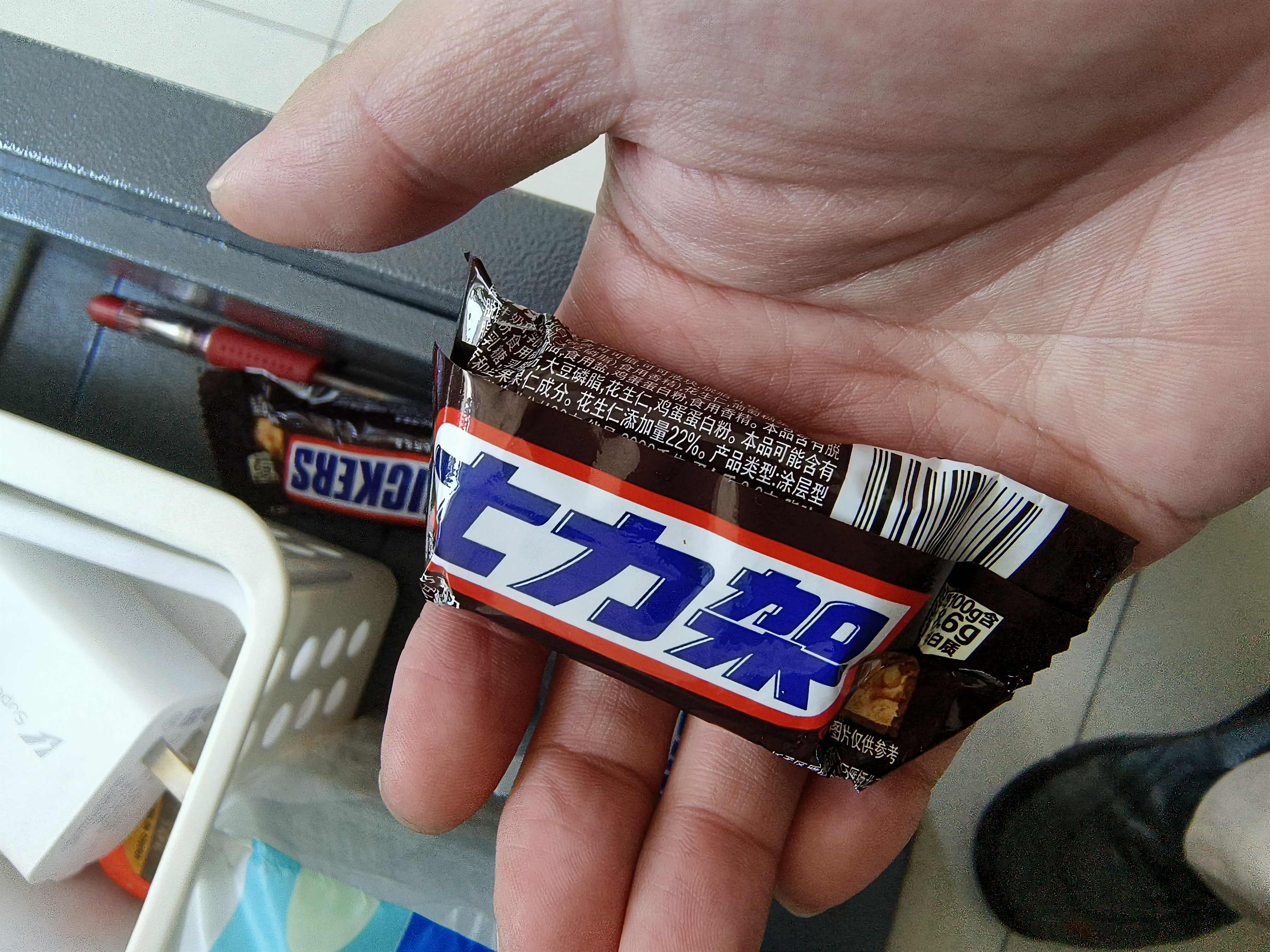 士力架花生夹心巧克力办公室休闲横扫饥饿休闲儿童解馋充饥女友追剧零食 士力架散装500g 实拍图