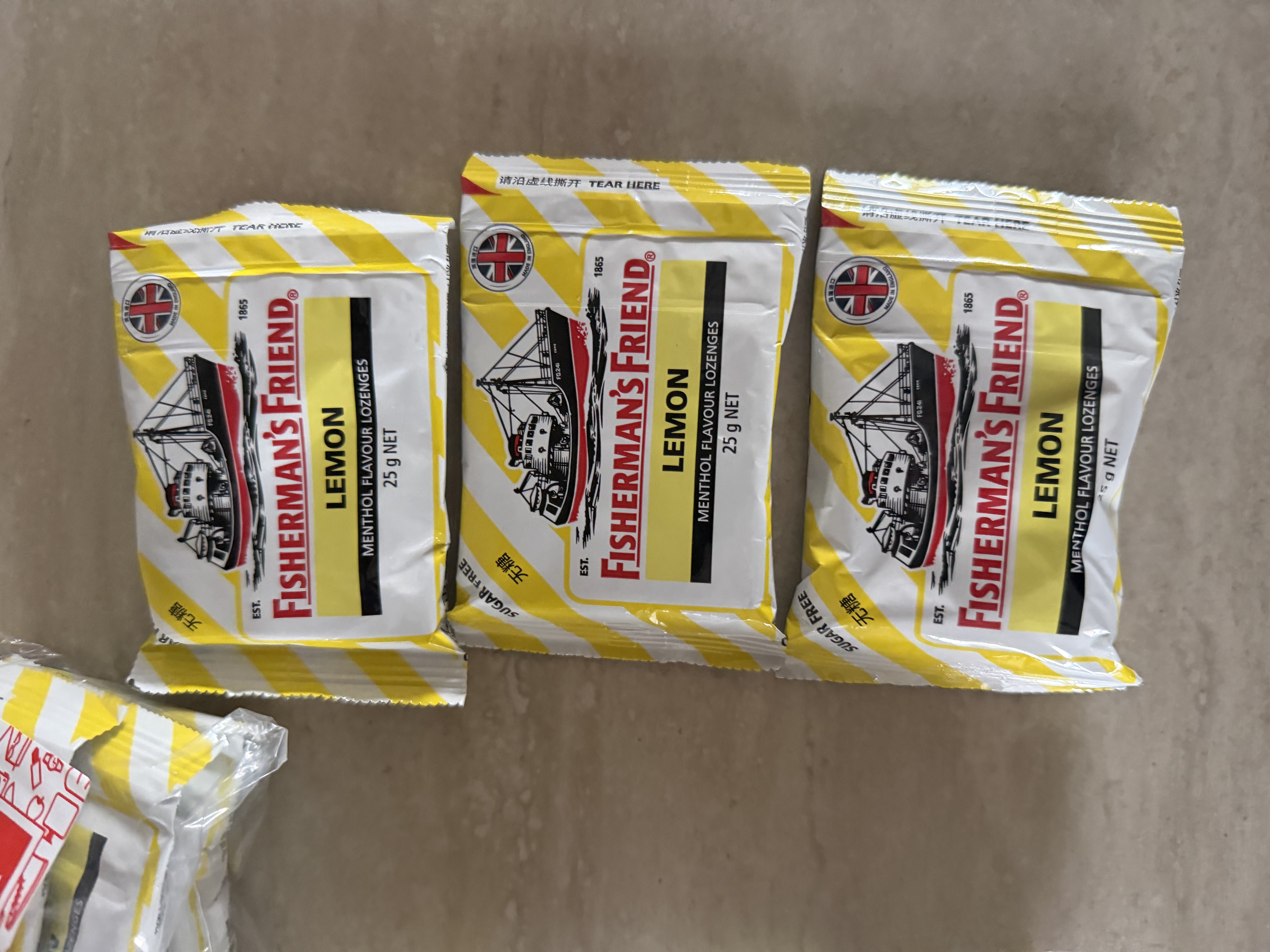 渔夫之宝 薄荷糖柠檬味25g*3袋 无糖润喉糖果强劲清新口气教师主播护嗓 实拍图