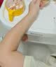 爱瑞宝（ARICARE）宝宝餐椅可折叠0-6岁婴儿餐椅家用儿童餐桌婴儿吃饭安全成长座椅 【升级加宽款】白金款全配 62*42*33cm 实拍图
