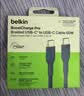 贝尔金（BELKIN）苹果充电线 数据线type-c 苹果17充电 手机快充线 USB-C电源线电脑快充线 2米编织款 蓝色 CAB024 实拍图