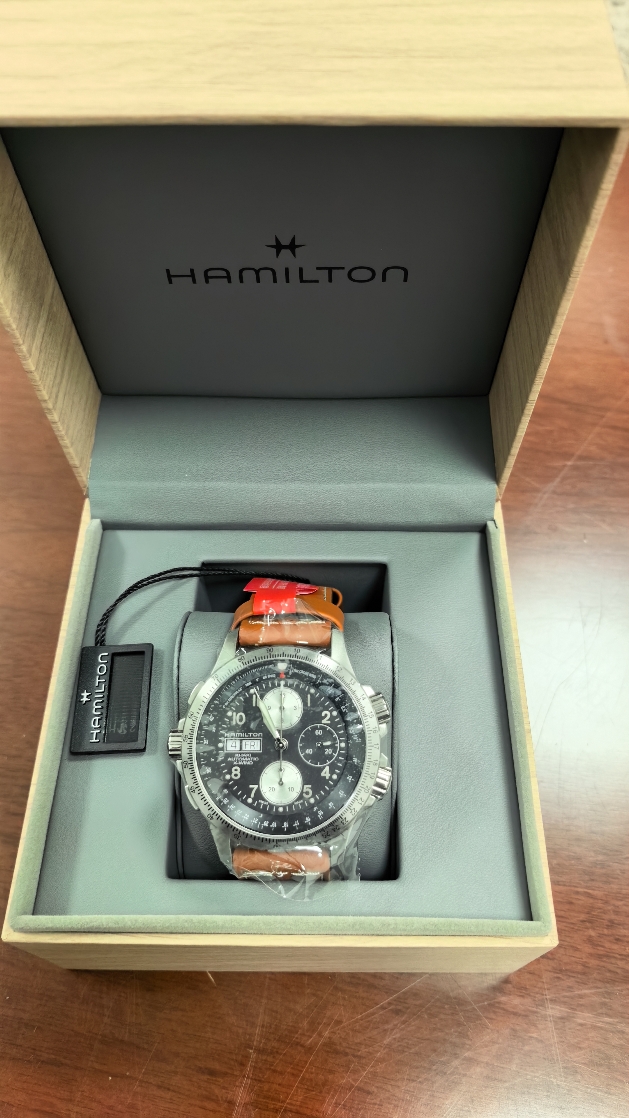 汉米尔顿（Hamilton）汉密尔顿卡其航空超越风速计时码机械表 电影《独立日2》男主同款 实拍图