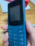 诺基亚（NOKIA）108 4G移动联通电信广电全网通 2.4英寸双卡双待 直板按键学生老人老年人功能机备用手机蓝色 实拍图