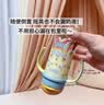 贝亲（Pigeon）防胀气 自然成长翻盖直饮吸管 大童奶瓶330ml 马戏团 18月+ AA279 实拍图