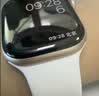 Apple/苹果 Watch S11 智能手表GPS款46毫米玫瑰金色铝金属表壳淡桃粉色运动型表带S/M MEVT4CH/B 实拍图