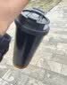 SZTAA保温杯咖啡杯316不锈钢陶瓷男女士吸管杯便携车载水杯茶杯伴手礼 白色520ml咖啡杯 实拍图