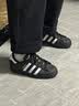 阿迪达斯（adidas）Superstar2贝壳头运动青少年板鞋金晨同款JH9977黑色38码 实拍图