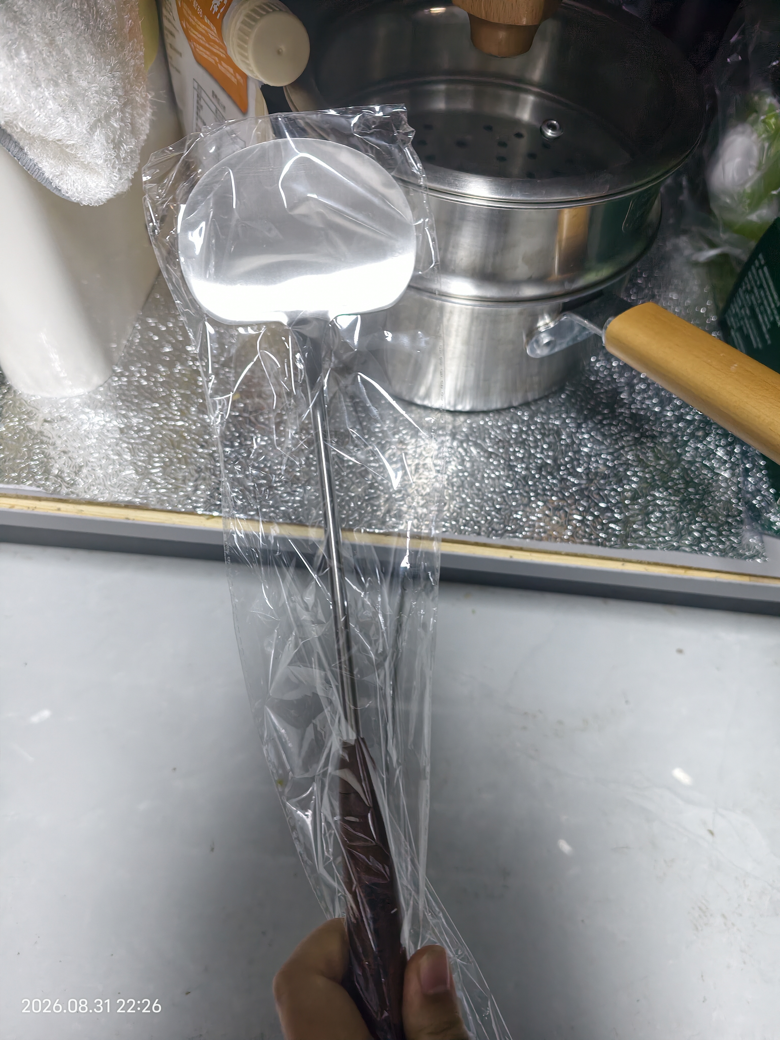 小熊（Bear）蘑菇锅铲不锈钢铲子炒菜勺炒勺家用食品级铁铲中式铁锅铲勺炒菜铲 实拍图