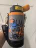 哈尔斯（HAERS）儿童指纹杯杯套 指纹杯杯套-星空涂鸦（黑） 600ml 实拍图