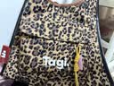 Tagi.hobo边边通勤时尚百搭复古边边单肩包帆布袋旅行斜挎包女生日礼物 想象豹纹【预计十月到货】 实拍图