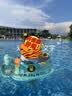 swimbobo儿童游泳圈 小孩户外温泉坐圈 小孩充气戏水坐艇 游泳装备K2001 实拍图