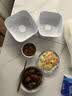 佳帮手洗菜盆双层沥水篮洗水果洗菜篮淘米盆家用火锅备菜滤水神器4个装 实拍图