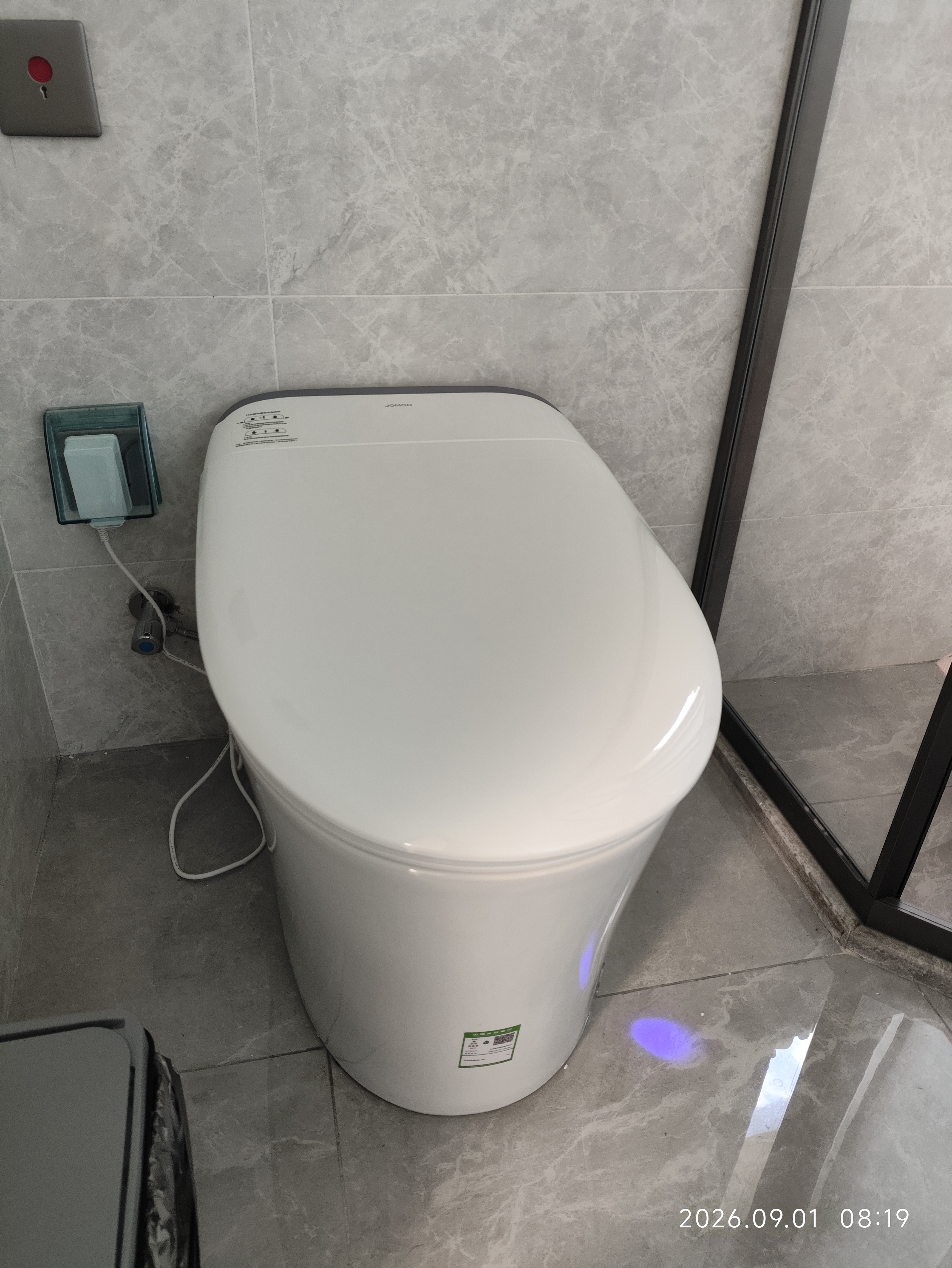 九牧（JOMOO）轻智能马桶无水压限制魔力泡脚感翻圈翻盖SQ8650-SA-CJM305 实拍图