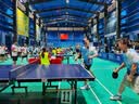 尤尼克斯（YONEX）羽毛球鞋yy入门级训练减震动力垫男女SHB101CR 白/蓝41码 实拍图