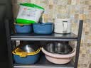 全品屋厨房置物架落地多功能用具层架收纳家用货架微波炉储物柜30604 实拍图