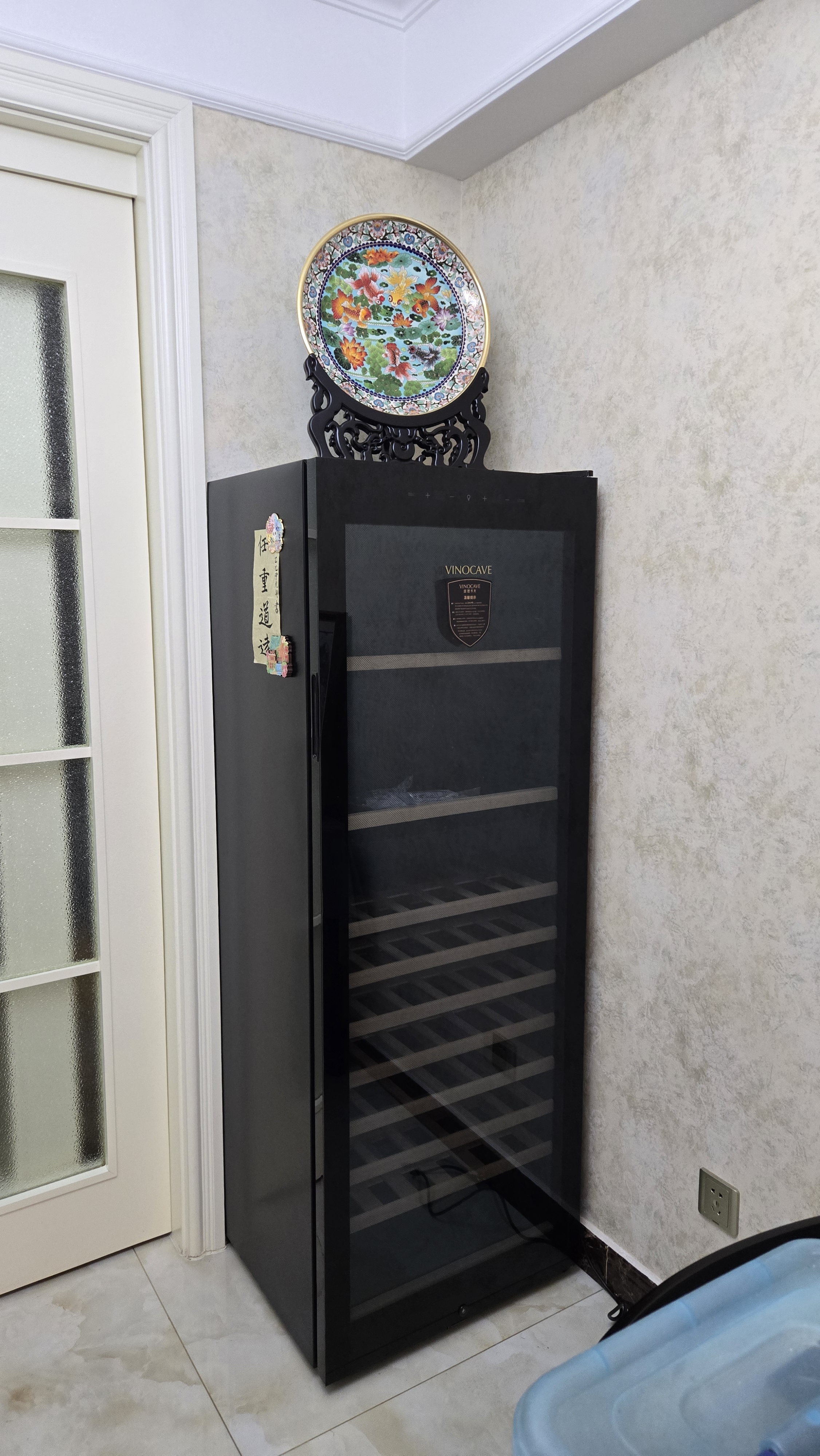 维诺卡夫（Vinocave）红酒柜恒温酒柜家用客厅多功能风冷保湿洋酒 白酒葡萄酒茶叶冰箱冷藏柜 JC-266BD 实拍图