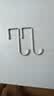 S型单钩厨房宿舍门后挂衣钩免打孔鞋柜强力承重收纳多功能 银色 2.5卡口【单钩2个装】 实拍图