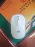 罗技（Logitech）M221 轻音鼠标 无线鼠标 办公鼠标 对称鼠标 带无线微型接收器 米白色 实拍图