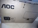 AOC21.5英寸 120Hz VA面板 HDMI接口 低蓝光不闪 可壁挂 三边微边 超薄节能 办公电脑显示器22B35HM2 实拍图