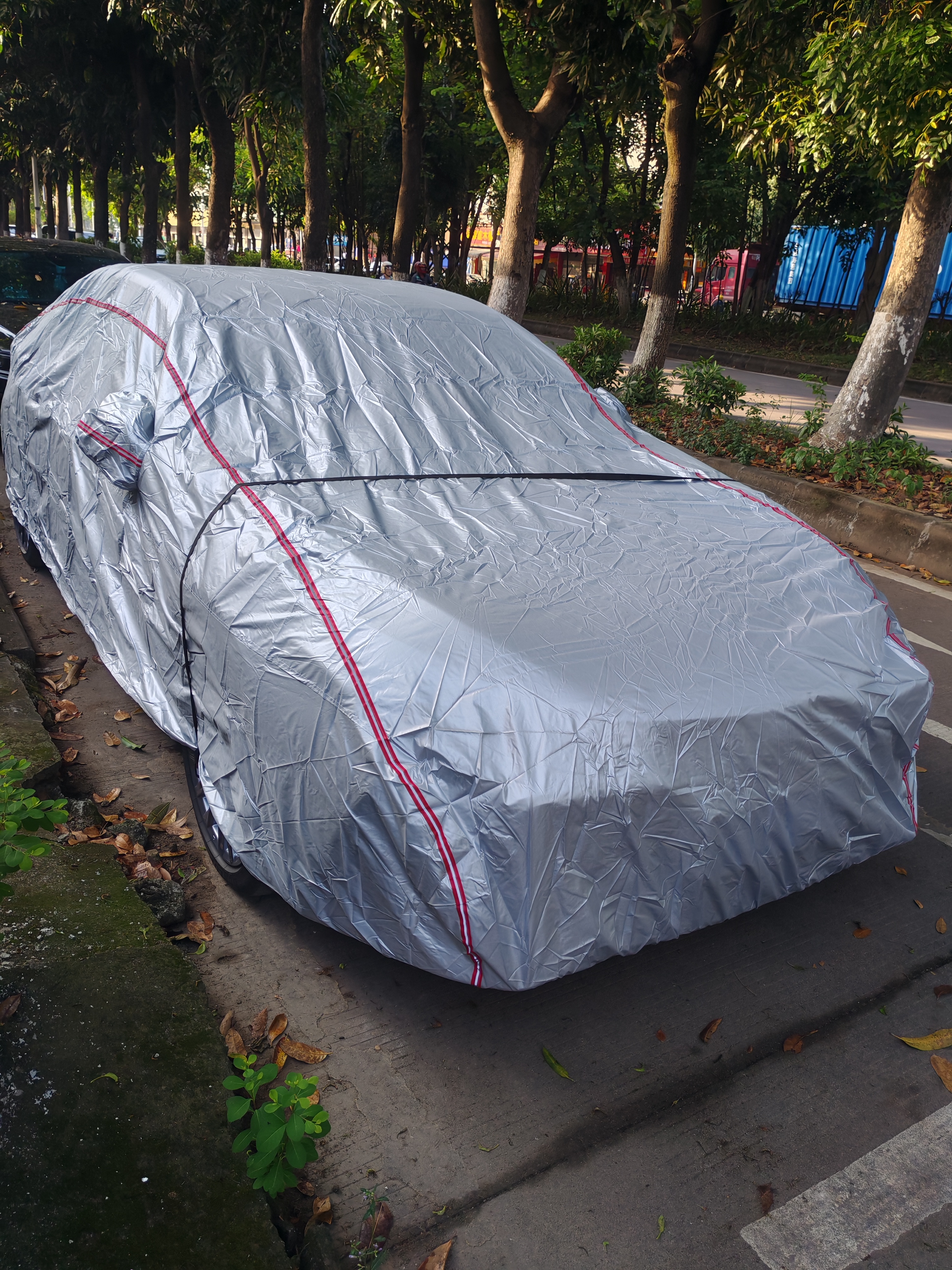 智国者大众帕萨特专用车衣全车罩遮阳防晒隔热冰雹尘雨牛津布车辆套外罩 实拍图
