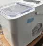 美的（Midea）制冰机家用小型冰块全自动UV杀菌 迷你宿舍子弹冰小功率1.4升 MBJ-12D17E 实拍图