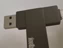 ThinkPad联想Thinkbook 128GB Type-C USB3.1 U盘 读速150MB/s 手机电脑 双接口 u盘办公商务优盘BU100 实拍图