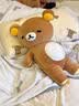 HOOOTTOYS日本正版轻松熊玩偶睡衣可爱毛绒公仔抱枕肥宅轻松熊女友生日礼物 【日版】肥宅L躺姿玩偶 实拍图