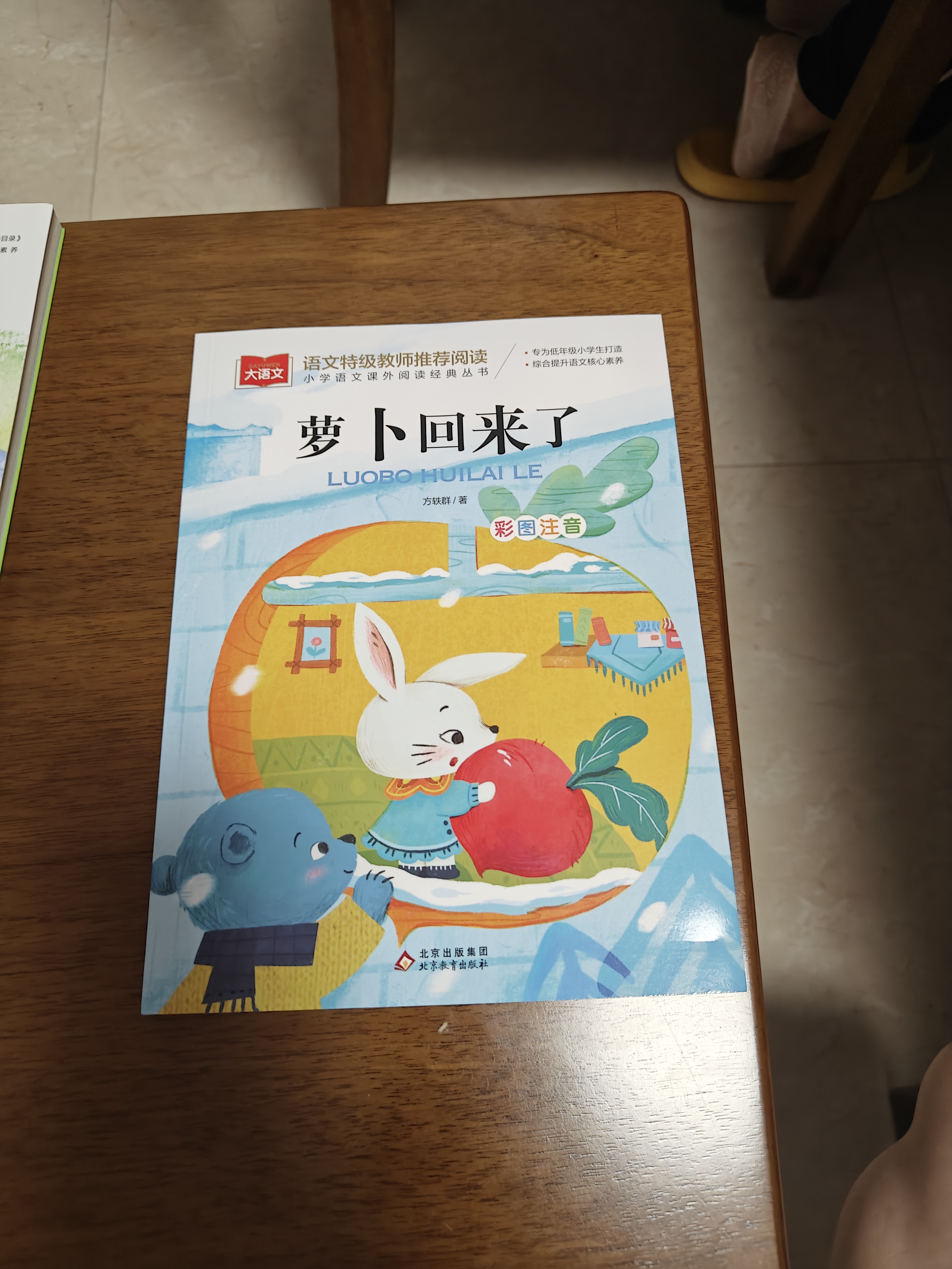 萝卜回来了 儿童文学 彩图注音版  一二三年级课外阅读书必读世界经典文学少儿名著童话故事书 大语文系列 小学语文课外阅读经典丛书 万物复书 实拍图