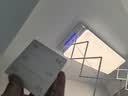 京东京造A5Pro电动晾衣架3D悬浮灯超薄隐形晒网UVC杀菌智能晾衣机母婴横杆 实拍图