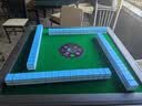 如喜【防侧翻20万次不卡牌】麻将机全自动餐桌低音家两用一体折叠电动 30【双折叠42cm省空间】-蓝绿牌-灰（可选白） 请联系客服选择麻将牌大小 实拍图