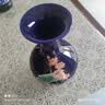 傲世景德镇陶瓷器新中式花瓶仿古工艺品客厅摆件酒柜玄关博古架装饰品 景泰蓝清荷赏瓶+底座 实拍图