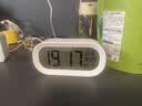 得力（deli）多功能闹钟学生专用起床神器闹铃强力叫醒儿童床头钟智能叫醒电子时钟桌面温度计开学季礼物LE126A 实拍图