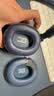 墨顿 适用JBL TUNE 700BT耳罩T770NC T710 T720BT耳机套T750 T760NC杰宝头戴式降噪隔音海绵垫升级配件 蓝色蛋白皮耳套一对【自带卡扣】 实拍图