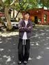 尤芮轲美式立领bomber廓系飞行夹克男春秋棒球服拼接短款外套 紫色升级款 90%顾客选择 XL 130至145斤可穿 实拍图