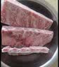 京东跑山猪黑猪去皮五花肉块 4斤（2斤*2小包） 烤肉炒菜红烧肉冷冻生鲜食材 实拍图