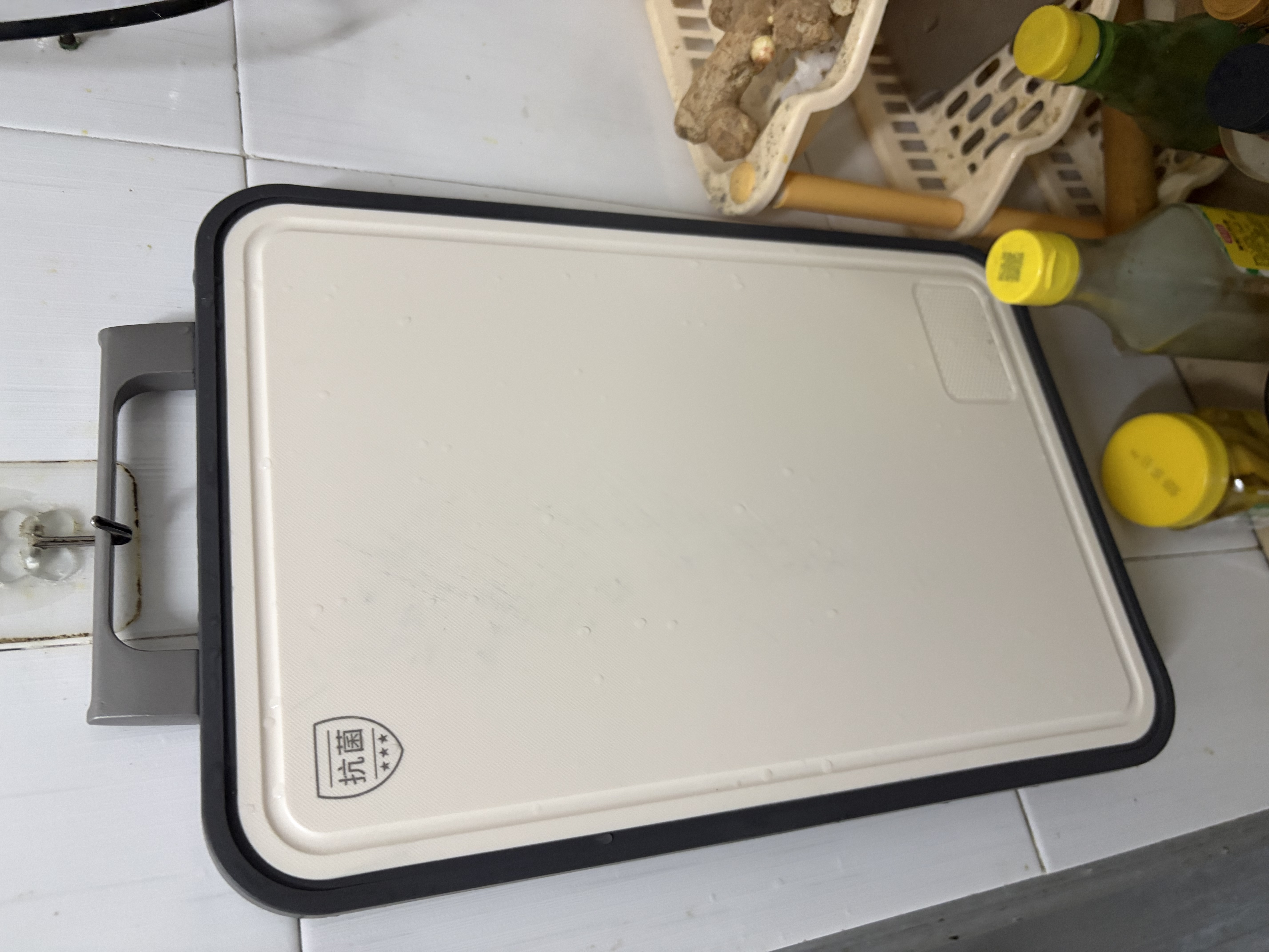 九阳（Joyoung）菜板纯钛食品级抗菌防霉实用砧板双面家用厨房防滑耐砍剁切菜案板 实拍图